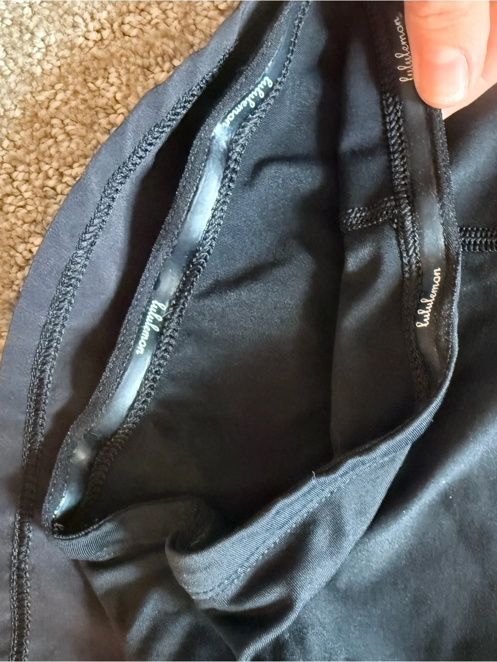 Vintage Lululemon In A Flash Tennis Skort, Black, Size 6